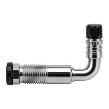 Tire Valve Long Metal 90 Degree Bent (Truck)