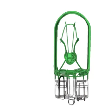 Bulb Sml Capless T3 14V-Green