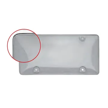 License Plate Shield Clear