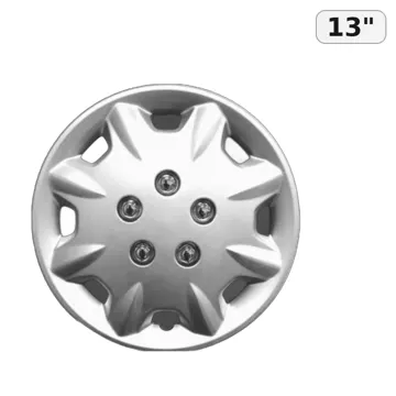 Wheel Cover 13" Silver 4 Set