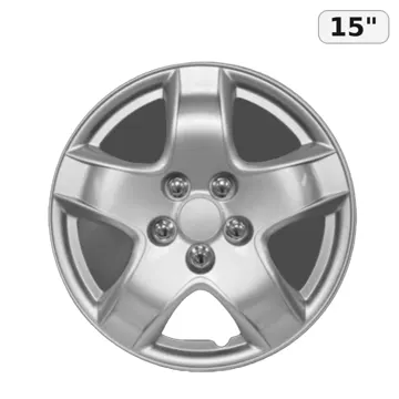 Wheel Cover 15" Silver 4/Set