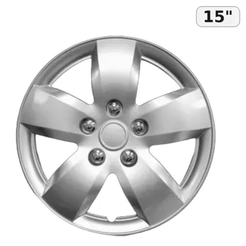Wheel Cover 15" Silver 4/Set
