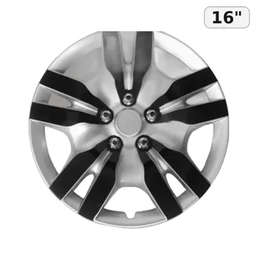 Wheel Cover 16" SILVER/BLK 4/SET