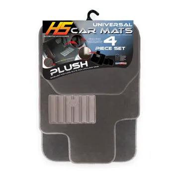 Mat Carpet Type 4PC Dark Grey