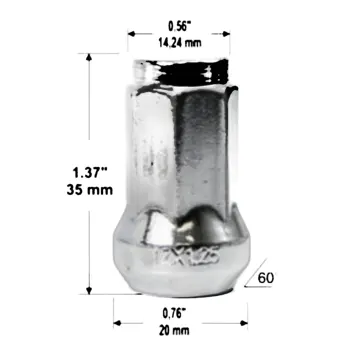 Nut 7 Sides 30Mm 12 x 1.5