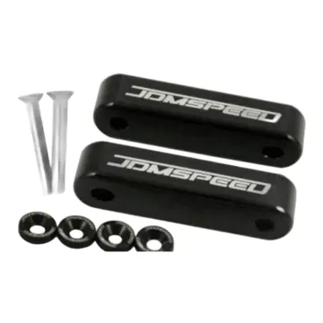 Hood Spacer Risers Black Alu