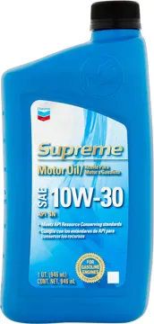 Chevron Supreme Motor Oil 10W-30 1 Quart