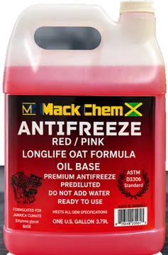 Mack Chem Antifreeze Red/Pink LongLife OAT Prediluted 1 Gallon
