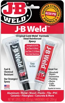 J-B Weld Original Cold-Weld Steel Reinforced Epoxy Twin Tube