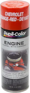 Dupli-Color Engine Enamel Chevrolet Orange-Red 12oz