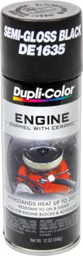 Dupli-Color Engine Enamel Ford Semi Gloss Black 12oz